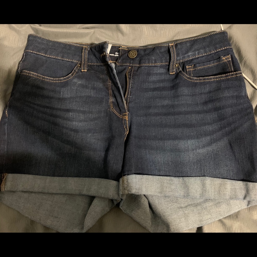 Blue jean shorts